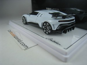 BUGATTI CENTODIECI 1/43 TSM MODEL (WHITE)