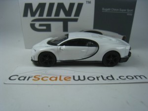 BUGATTI CHIRON SUPER SPORT 1/64 MINI GT (WHITE)