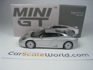 BUGATTI EB110 GT 1/64 MINI GT (GRIGIO CHIARO)