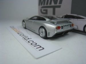 BUGATTI EB110 GT 1/64 MINI GT (GRIGIO CHIARO)