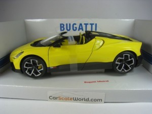 BUGATTI MISTRAL 2023 1/18 BBURAGO (YELLOW)