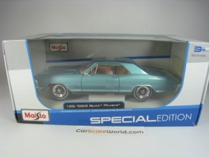 BUICK RIVIERA 1965 1/26 MAISTO (LIGHT GREEN)