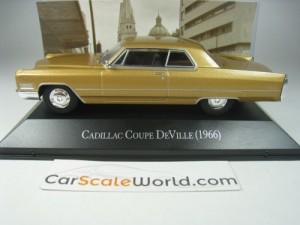 CADILLAC COUPE DEVILLE 1966 1/43 IXO ALTAYA (GOLD)