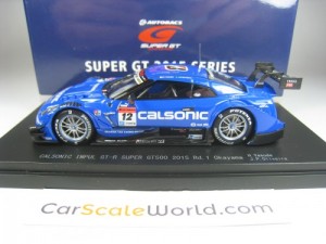 CALSONIC IMPUL GT-R SUPER GT500 2015 RD.1 OKAYAMA 1/43 EBBRO