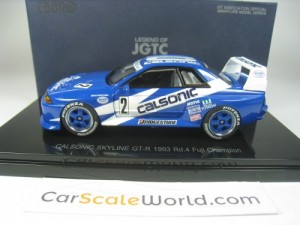 CALSONIC SKYLINE GT-R 1993 RD.4 FUJI CHAMPION 1/43 EBBRO