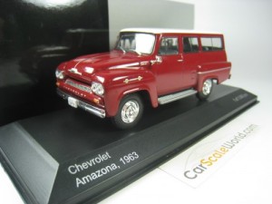 Chevrolet Amazona 1963 1/43 Whitebox (Dark Red)