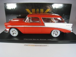 CHEVROLET BEL AIR NOMAD 1956 1/18 KK SCALE (RED/WHITE)