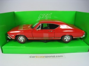 CHEVROLET CHEVELLE SS 396 1968 1/24 WELLY (RED)