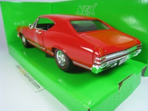 CHEVROLET CHEVELLE SS 396 1968 1/24 WELLY (RED)