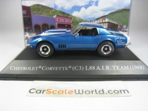 CHEVROLET CORVETTE C3 L88 AIR TEAM 1968 1/43 IXO ALTAYA (BLUE)