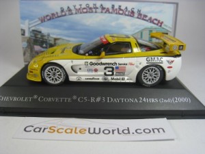 CHEVROLET CORVETTE C5-R #3 24H DAYTONA 2000 2ND PLACE 1/43 IXO ALTAYA