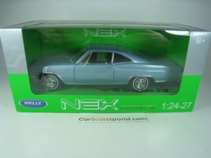 CHEVROLET IMPALA SS 396 1965 1/24 WELLY (LIGHT BLUE)