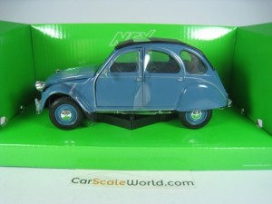 CITROEN 2CV 1/24 WELLY (BLUE)