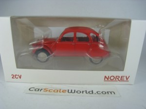 CITROEN 2CV 1978 1/43 NOREV JET CAR (GERANIUM RED)