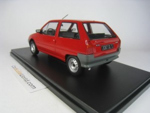 CITROEN AX 10 E 1986 1/24 IXO HACHETTE (RED) WITH BLISTER