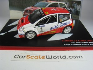 CITROEN C2 SUPER 1600 RALLYE CANTABRIA INFINITA 2005 DANI SORDO 1/43 IXO ALTAYA