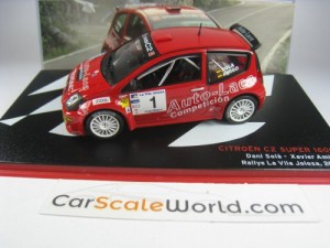 CITROEN C2 SUPER 1600 RALLYE LA VILA JOLOSA 2006 DANI SOLA 1/43 IXO ALTAYA