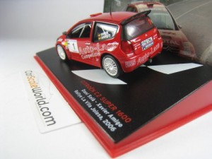 CITROEN C2 SUPER 1600 RALLYE LA VILA JOLOSA 2006 DANI SOLA 1/43 IXO ALTAYA