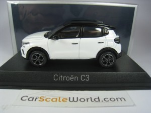 CITROEN C3 2024 1/43 NOREV (POLAR WHITE/BLACK ROOF)