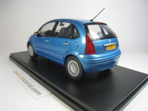 CITROEN C3 EXCLUSIVE 2002 1/24 IXO HACHETTE (BLUE) WITH BLISTER