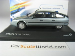 CITROEN CX GTI TURBO II 1988 1/43 SOLIDO (ROMANTIC BLUE)