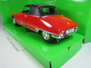 CITROEN DS 19 CABRIOLET 1/24 WELLY (RED)