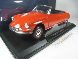 CITROEN DS 19 CABRIOLET 1961 WITH SOFT TOP 1/18 NOREV (CORAL RED)