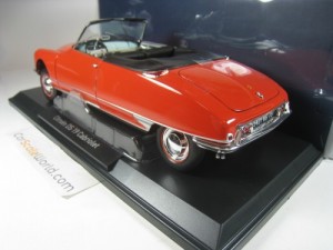 CITROEN DS 19 CABRIOLET 1961 WITH SOFT TOP 1/18 NOREV (CORAL RED)