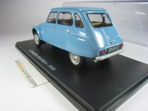 CITROEN DYANE 6 1970 1/24 IXO HACHETTE (BLUE) 