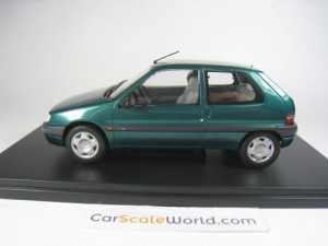 CITROEN SAXO 1999 1/24 IXO HACHETTE (GREEN) WITH BLISTER