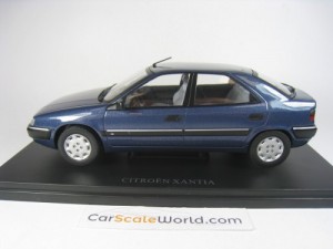 CITROEN XANTIA 1993 1/24 IXO HACHETTE (BLUE) WITH BLISTER