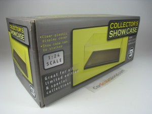 COLLECTOR SHOWCASE FOR 1/24 CARS - PLASTIC DISPLAY