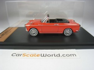 DAIHATSU COMPAGNO SPIDER 1965 1/43 ALMOST REAL - HACHETTE (RED)