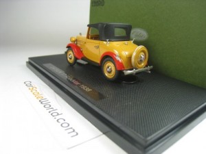 DATSUN 17 ROADSTER 1938 1/43 EBBRO (BROWN/RED)