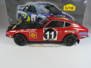 DATSUN 240Z RALLY SAFARI 1971 E. HERRMANN 1/18 IXO ALTAYA