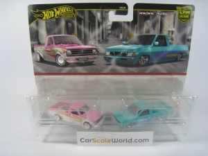 DATSUN SUNNY TRUCK (B120) NISSAN HARDBODY (D21) CUSTOM 1993 HOTWHEELS TWIN PACK