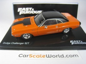 DODGE CHALLENGER R/T FAST AND FURIOUS 1/43 IXO ALTAYA (ORANGE)