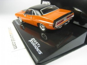 DODGE CHALLENGER R/T FAST AND FURIOUS 1/43 IXO ALTAYA (ORANGE)