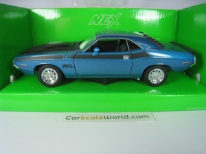 DODGE CHALLENGER T/A 1970 1/24 WELLY (BLUE)