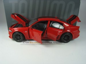 DODGE CHARGER HELLCAT 1/32 TAYUMO (RED/BLACK STRIPES)