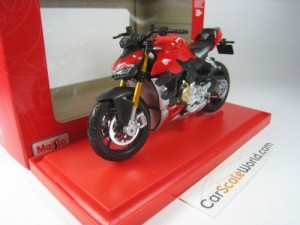 DUCATI SUPER NAKED V4 S 1/24 MAISTO (RED)