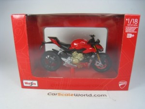 DUCATI SUPER NAKED V4 S 1/24 MAISTO (RED)