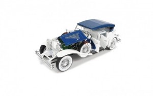 DUESENBERG II SJ 1934 1/18 GREENLIGHT (BLUE/WHITE)