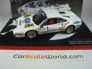 FERRARI 308 GTB RALLYE VASCO NAVARRO 1984 A. ZANINI 1/43 IXO ALTAYA