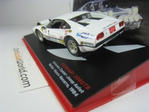 FERRARI 308 GTB RALLYE VASCO NAVARRO 1984 A. ZANINI 1/43 IXO ALTAYA