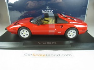 FERRARI 308 GTS 1982 1/18 NOREV (RED)