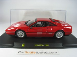 FERRARI 328 GTB 1985 1/24 BBURAGO CENTAURIA (RED)