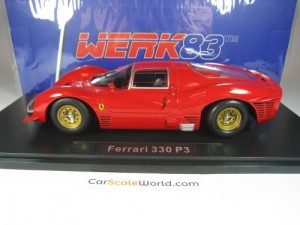 FERRARI 330 P3 COUPE PLAIN BODY 1966 1/18 WERK83 (RED)