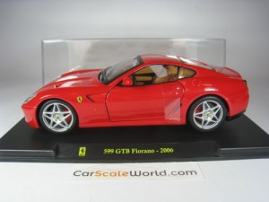 FERRARI 599 GTB FIORANO 2006 1/24 BBURAGO CENTAURIA (RED)