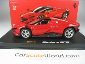 FERRARI DAYTONA SP3 1/43 BBURAGO SIGNATURE (RED)